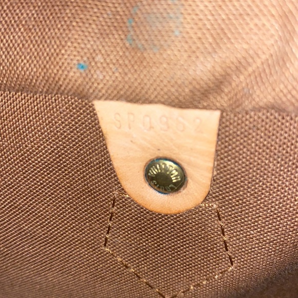 Louis Vuitton Speedy Large Monogram 40 Brown Coated Canvas Weekend/Travel Bag - Picture 8 of 8